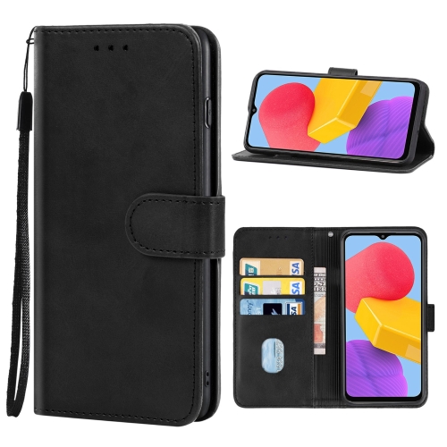 

For Samsung Galaxy M13 5G Leather Phone Case(Black)