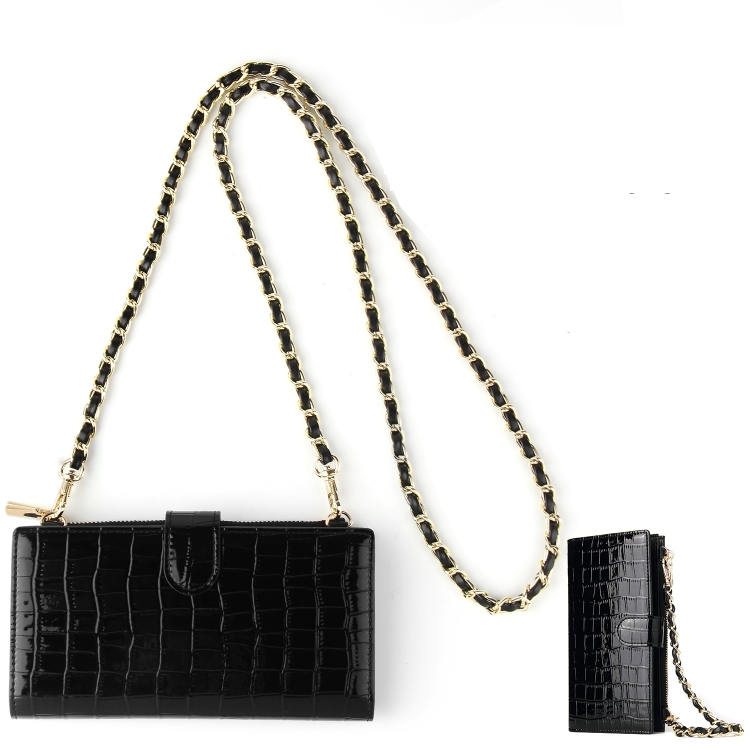 

Chain Crossbody Coin Purse Shoulder Phone Bag(Black)