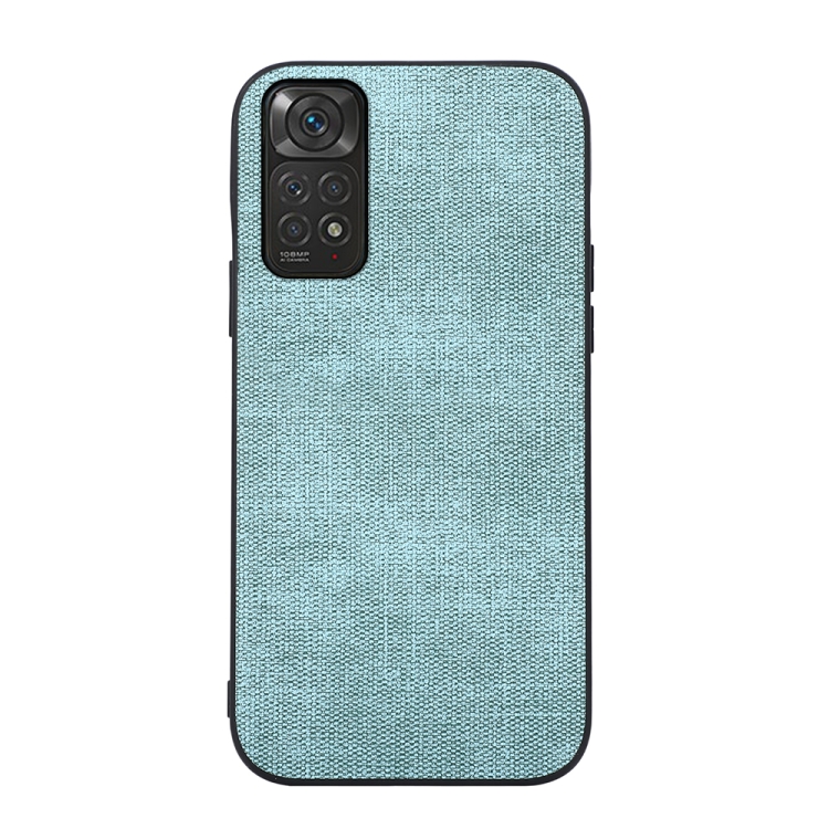 

For Xiaomi Redmi Note 11 / Note 11S 4G Brugg Texture PU Shockproof Phone Case(Light Green)