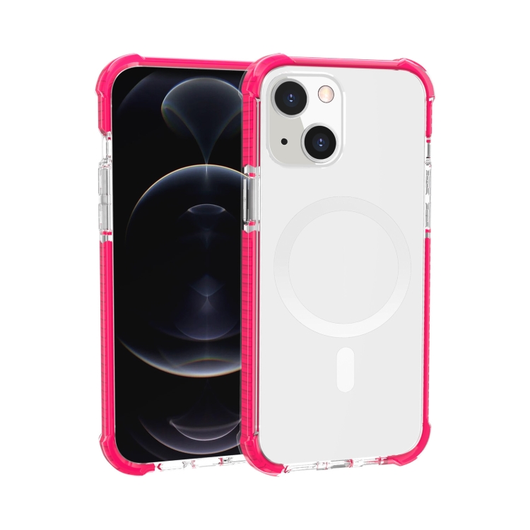

Magsafe Magnetic Acrylic Shockproof Phone Case For iPhone 13(Pink)