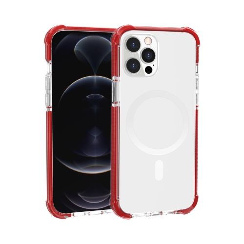 

Magsafe Magnetic Acrylic Shockproof Phone Case For iPhone 13 Pro Max(Red)