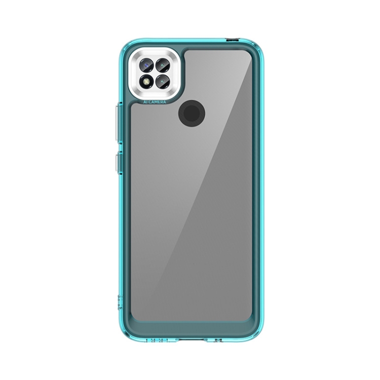 

For Xiaomi Poco C31 Colorful Series Acrylic + TPU Phone Case(Transparent Blue)