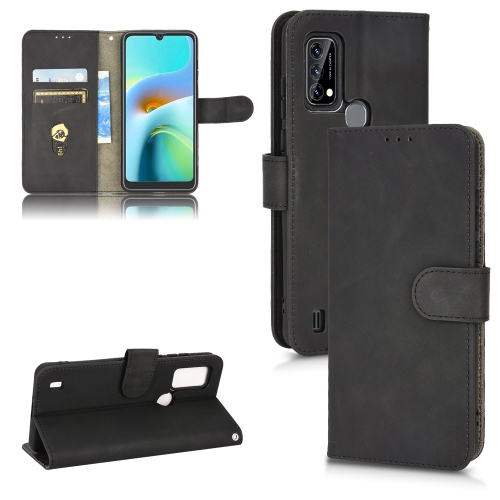 

For Blackview A50 Skin Feel Magnetic Flip Leather Phone Case(Black)
