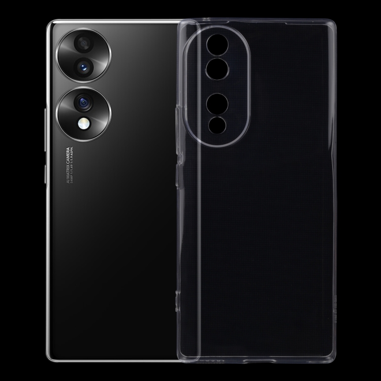 

For Honor 70 0.75mm Ultra-thin Transparent TPU Phone Case