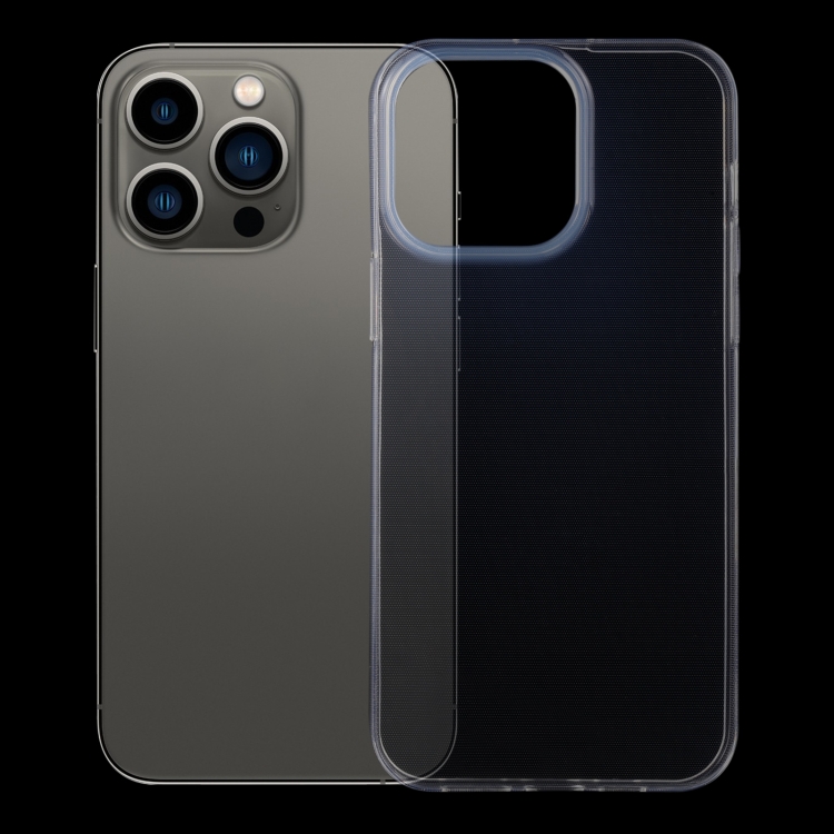 

For iPhone 14 Pro Max 0.75mm Ultra-thin Transparent TPU Phone Case