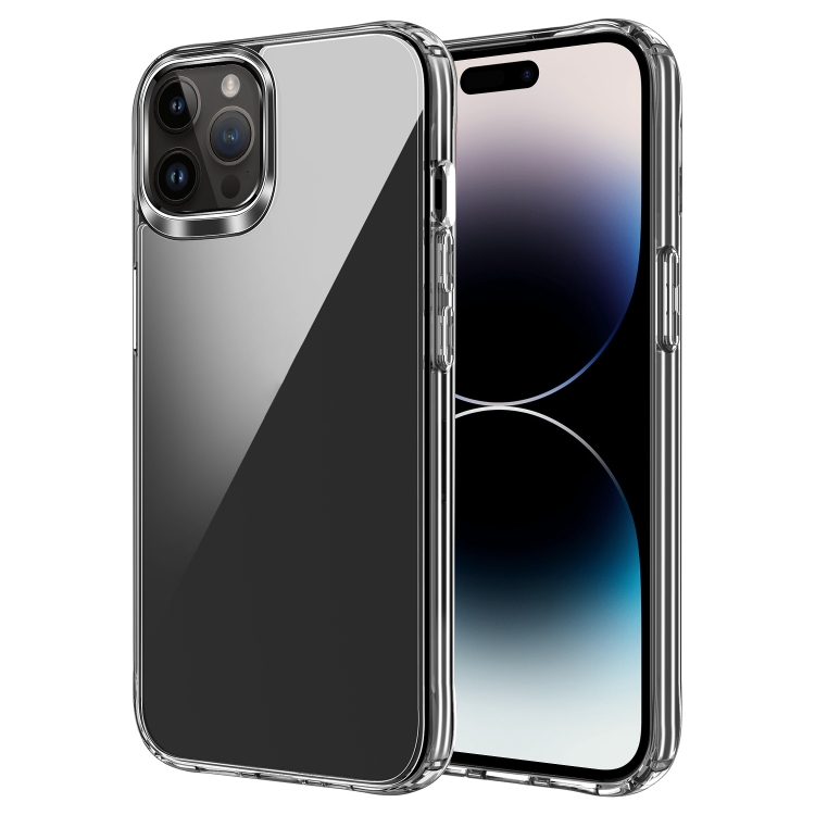 

For iPhone 14 Pro Max Clear Crystal Acrylic +TPU Four-corner Shockproof Phone Case (Transparent)