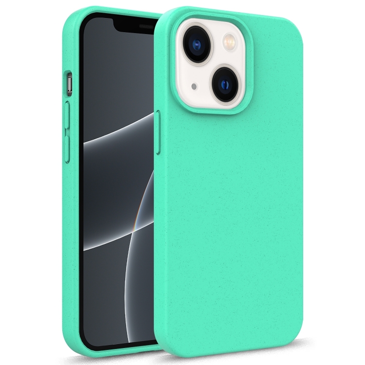 

Starry Series Shockproof Straw Material + TPU Protective Phone Case For iPhone 14 (Green)