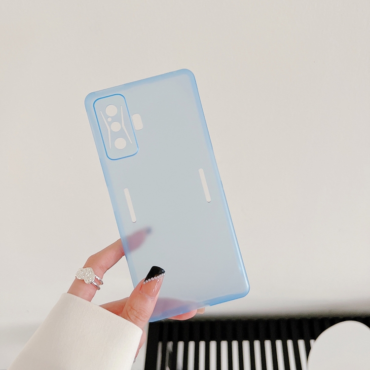 

For Xiaomi Redmi K50 Gaming Ultra-thin Frosted PP Phone Case(Blue)