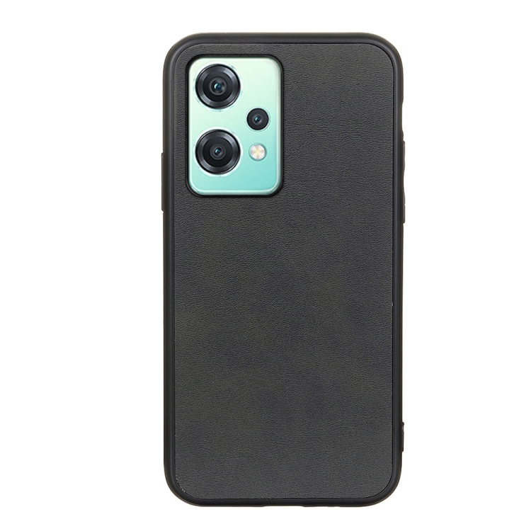 

For OnePlus Nord CE 2 Lite 5G Two-color Calf Texture Shockproof Phone Case(Black)