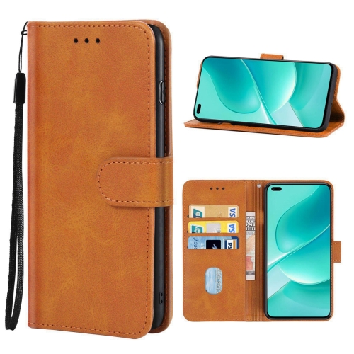 

For Huawei nova 9z 5G Leather Phone Case(Brown)