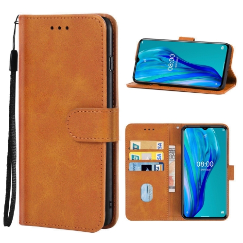 

For Ulefone Note 12 Leather Phone Case(Brown)