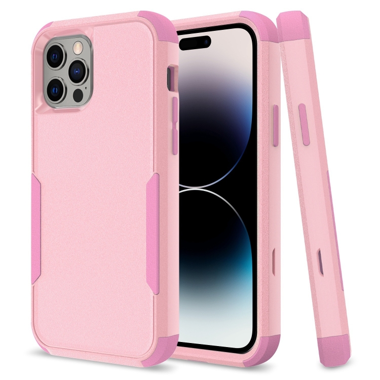 

For iPhone 14 Pro Commuter Shockproof TPU + PC Phone Case (Pink)
