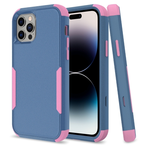 

Commuter Shockproof TPU + PC Phone Case For iPhone 14 Pro Max (Royal Blue+Pink)