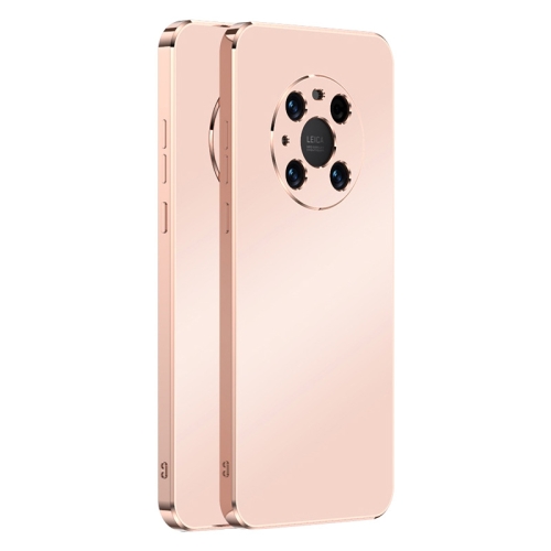 

For Huawei Mate 40 Pro Ultra Thin Electroplated Frosted TPU Phone Case(Light Pink)