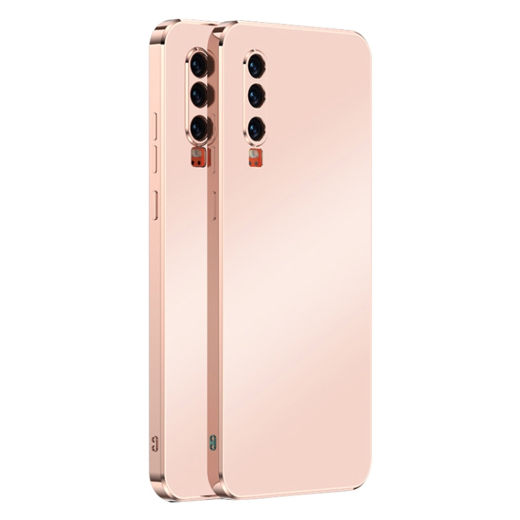 

For Huawei P30 Ultra Thin Electroplated Frosted TPU Phone Case(Light Pink)