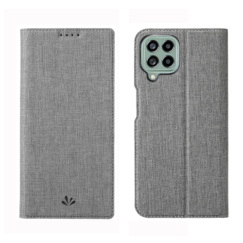 

For Samsung Galaxy M33 5G Global ViLi DMX Series Shockproof TPU + PU Leather Magnetic Attraction Horizontal Flip Case(Grey)