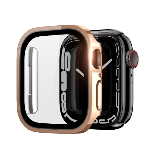 DUX DUCIS Electroplated PC Watch Case For Apple Watch Series 8 / 7 45mm(Rose Gold)