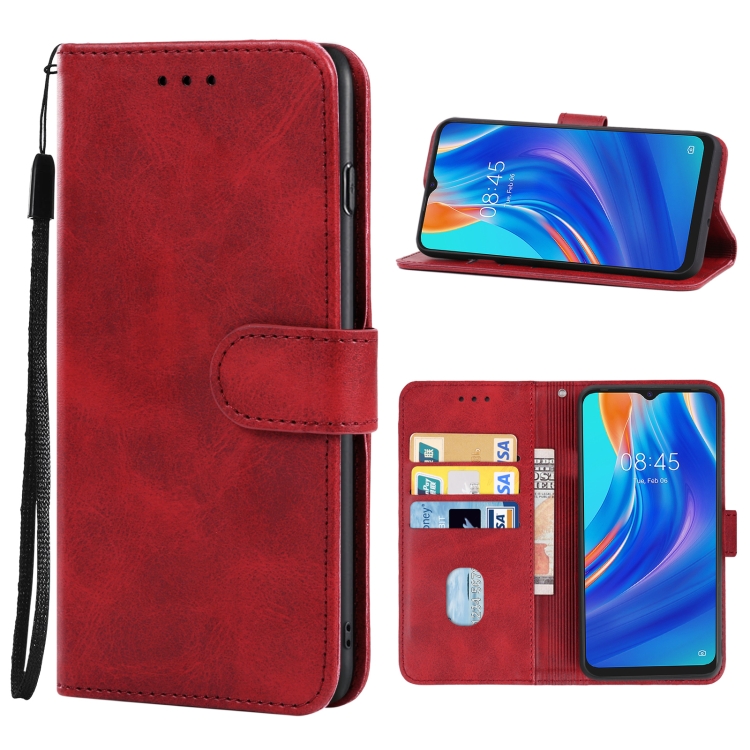 

For Tecno Spark 9 Pro Leather Phone Case(Red)