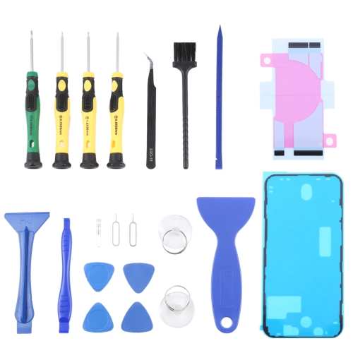 

JIAFA JF-8182 21 in 1 Battery Adhesive + LCD Frame Waterproof Adhesive + Repair Tool Set For iPhone 12