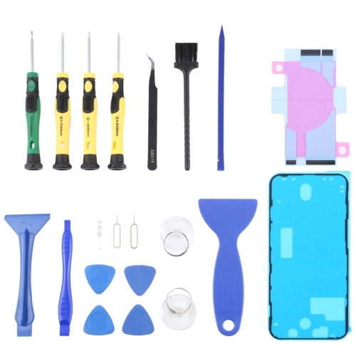 

JIAFA JF-8182 21 in 1 Battery Adhesive + LCD Frame Waterproof Adhesive + Repair Tool Set For iPhone 12 Pro