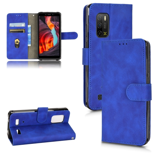 

For Ulefone Armor X10 Skin Feel Magnetic Flip Leather Phone Case(Blue)