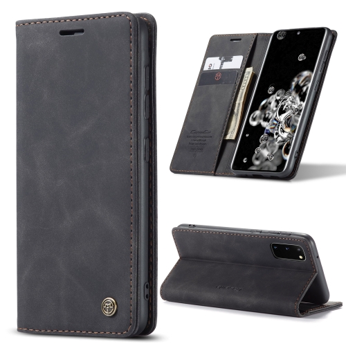 

For Galaxy S20 CaseMe Multifunctional Horizontal Flip Leather Case, with Card Slot & Holder & Wallet(Black)