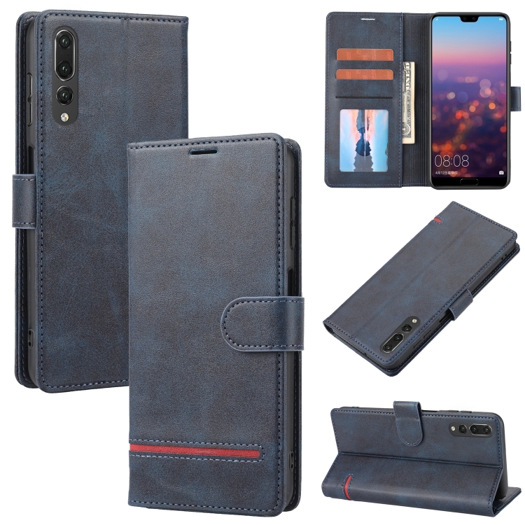 

For Huawei P20 Pro Classic Wallet Flip Leather Phone Case(Blue)