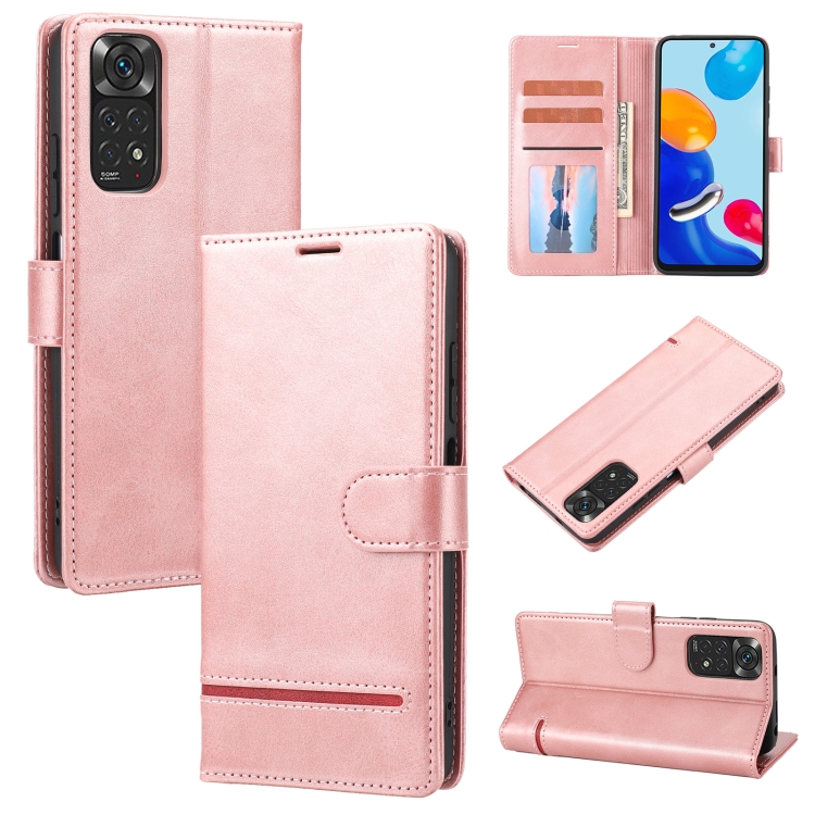 

For Xiaomi Redmi Note 11S Classic Wallet Flip Leather Phone Case(Pink)