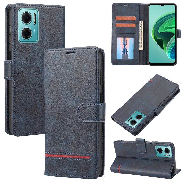 

For Xiaomi Redmi 10 5G / Note 11E Classic Wallet Flip Leather Phone Case(Blue)
