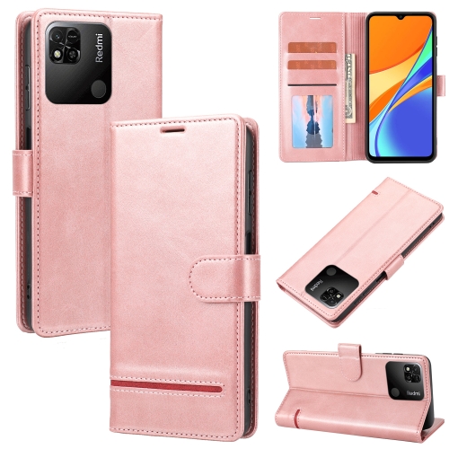 

For Xiaomi Redmi 10A Classic Wallet Flip Leather Phone Case(Pink)