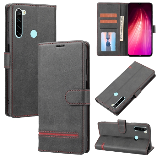 

For Xiaomi Redmi Note 8 Classic Wallet Flip Leather Phone Case(Black)