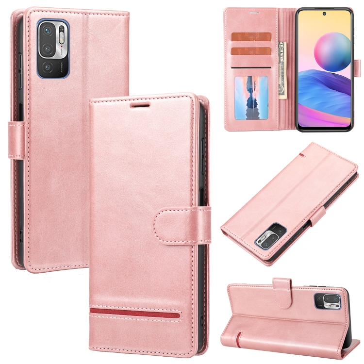 

For Xiaomi Redmi Note 10 5G Classic Wallet Flip Leather Phone Case(Pink)
