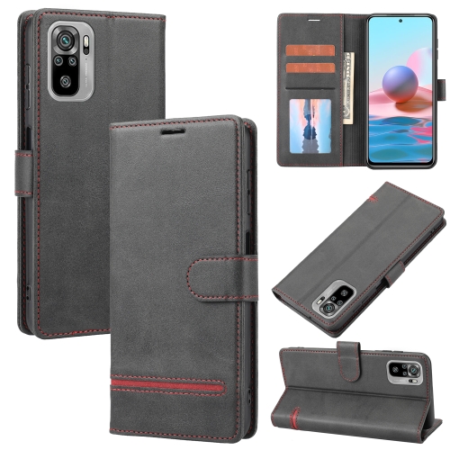 

For Xiaomi Redmi Note 10 / 10S Classic Wallet Flip Leather Phone Case(Black)