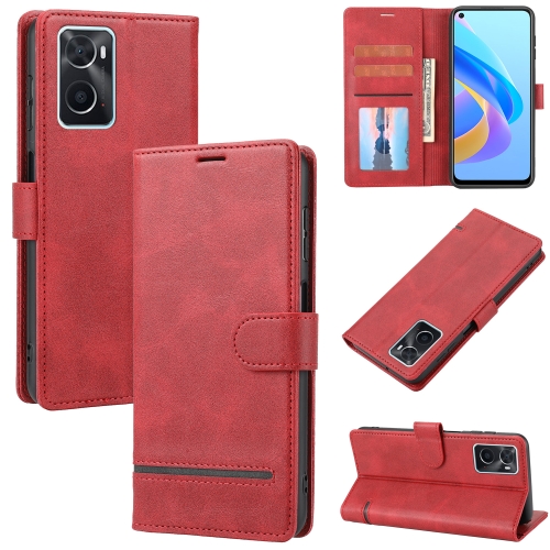 

For OPPO A36 4G / A76 4G Classic Wallet Flip Leather Phone Case(Red)