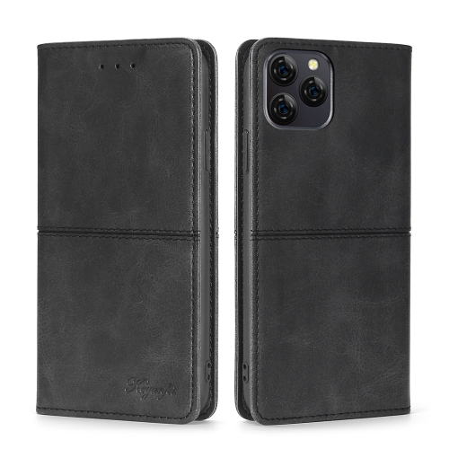 

For Blackview A95 Cow Texture Magnetic Horizontal Flip Leather Phone Case(Black)