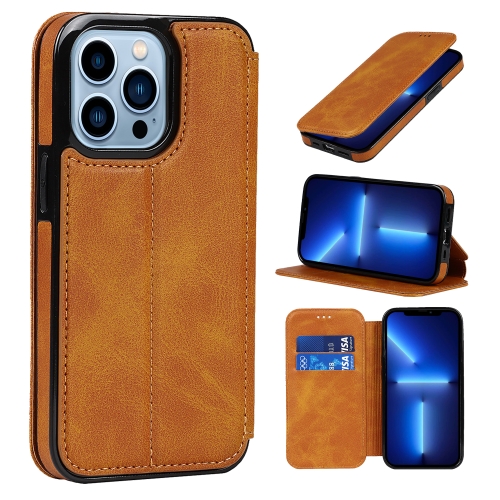 

Card Slots Flip Leather Phone Case For iPhone 11 Pro(Khaki)