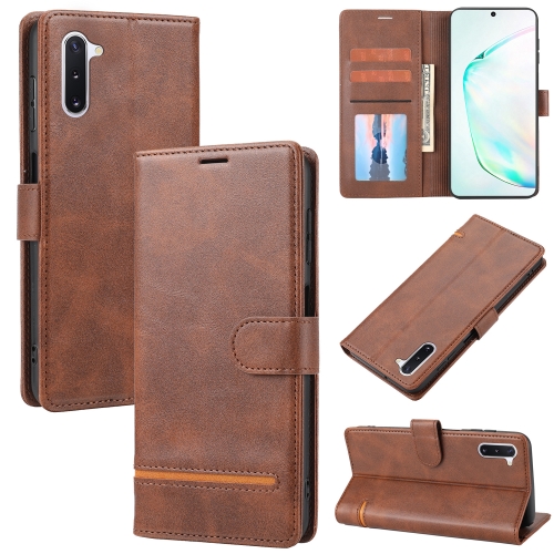 

For Samsung Galaxy Note10 Classic Wallet Flip Leather Phone Case(Brown)