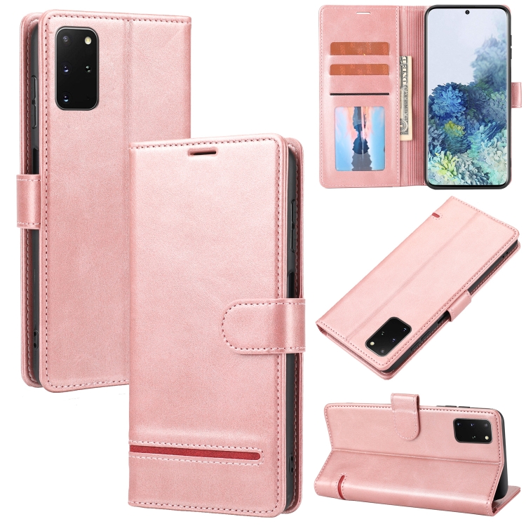 

For Samsung Galaxy S20+ Classic Wallet Flip Leather Phone Case(Pink)