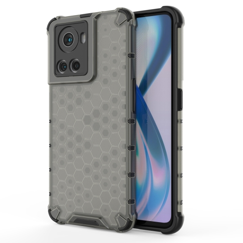 

For OnePlus Ace 5G Shockproof Honeycomb PC + TPU Phone Case(Black)