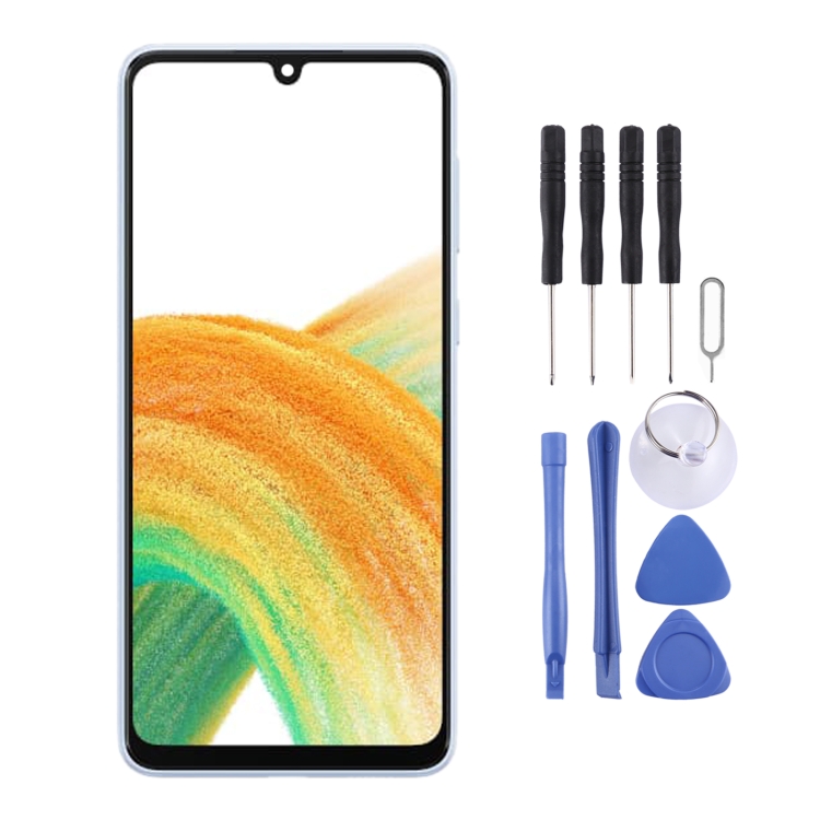 Pantalla LCD Super AMOLED original para Samsung Galaxy A33 5G SM-A336B con montaje completo digitalizador