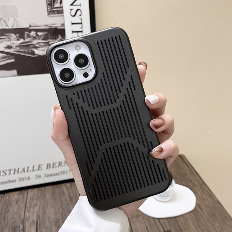 

Ice Armor Cooling PC Phone Case For iPhone 13 Pro Max(Black)