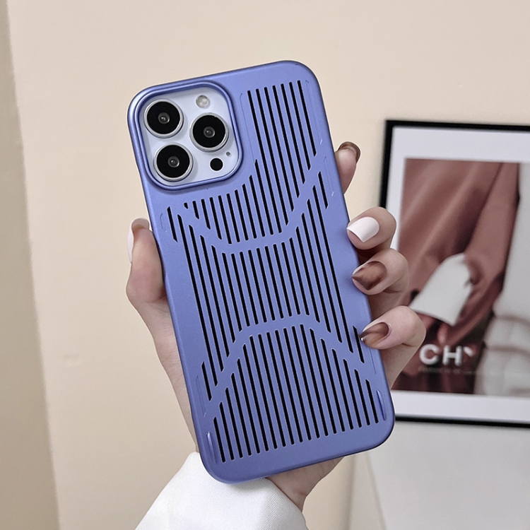 

Ice Armor Cooling PC Phone Case For iPhone 13 Pro(Purple)