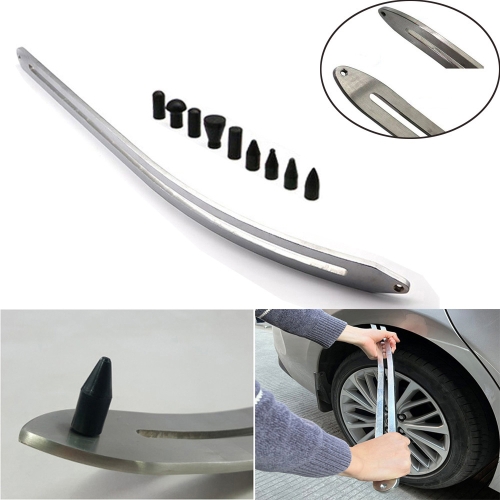 

N8 10 in 1 Car Paintless Dent Removal Fender Damage Repair Puller Lifter Arc Crowbar Tools Hook Rods kit