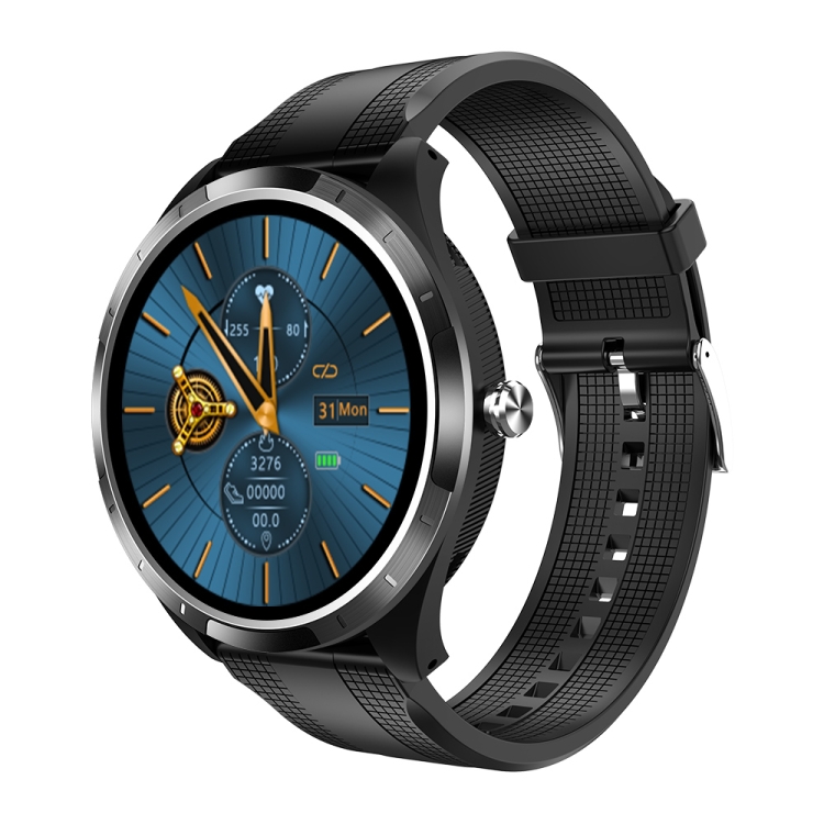 

X3 1.3 inch TFT Color Screen Chest Sticker Smart Watch, Support ECG/Heart Rate Monitoring, Style:Black Silicone Watch Band(Black)