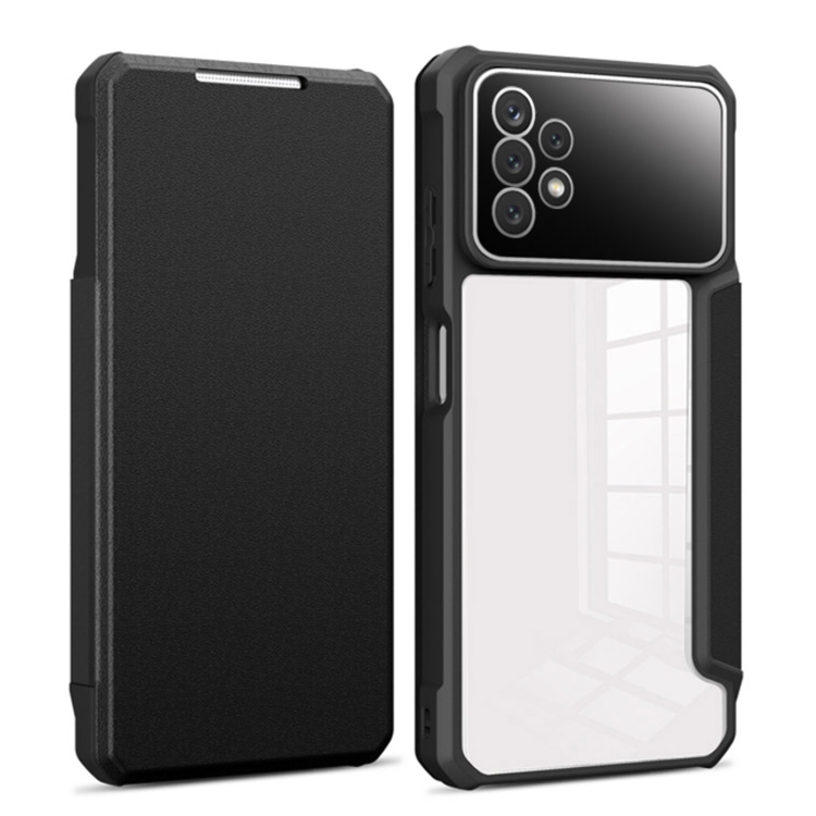 

For Samsung Galaxy A13 Magnetic Flip Leather Phone Case(Black)