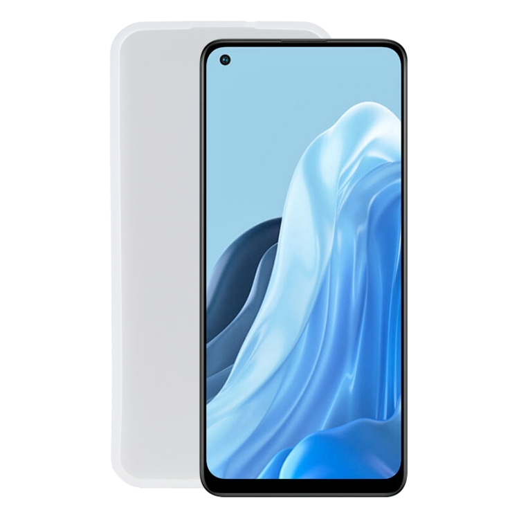 

For OPPO Reno8 Lite TPU Phone Case(Transparent White)