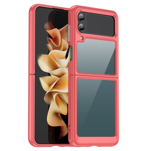 

For Samsung Galaxy Z Flip4 5G Colorful Series Acrylic + TPU Phone Case(Red)