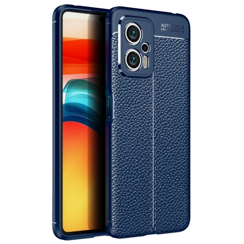 

For Xiaomi Redmi Note 11T Pro Litchi Texture TPU Phone Case(Blue)