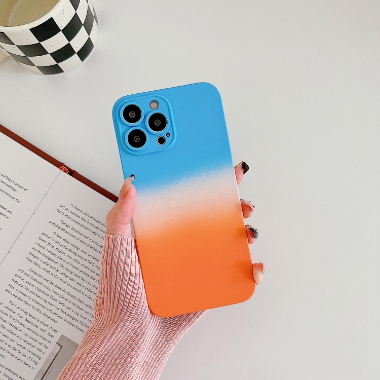 

Gradient PP Phone Case For iPhone 13(Orange)