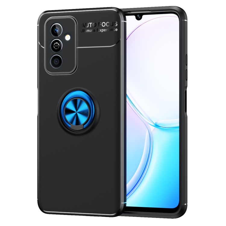 

For Huawei Maimang 11 Metal Ring Holder TPU Phone Case(Blue)